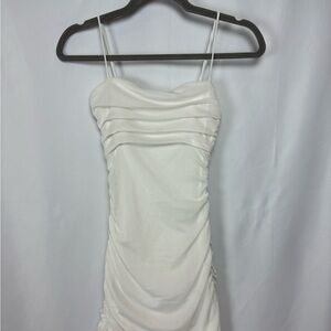 🤍👗garage white mini dress